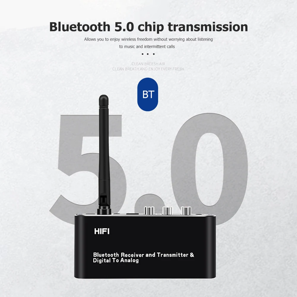 D09 Bluetooth Receiver Transmitter Optiske Digital til Analog Audio Converter Musik Adapter Sender Lyd-Modtager
