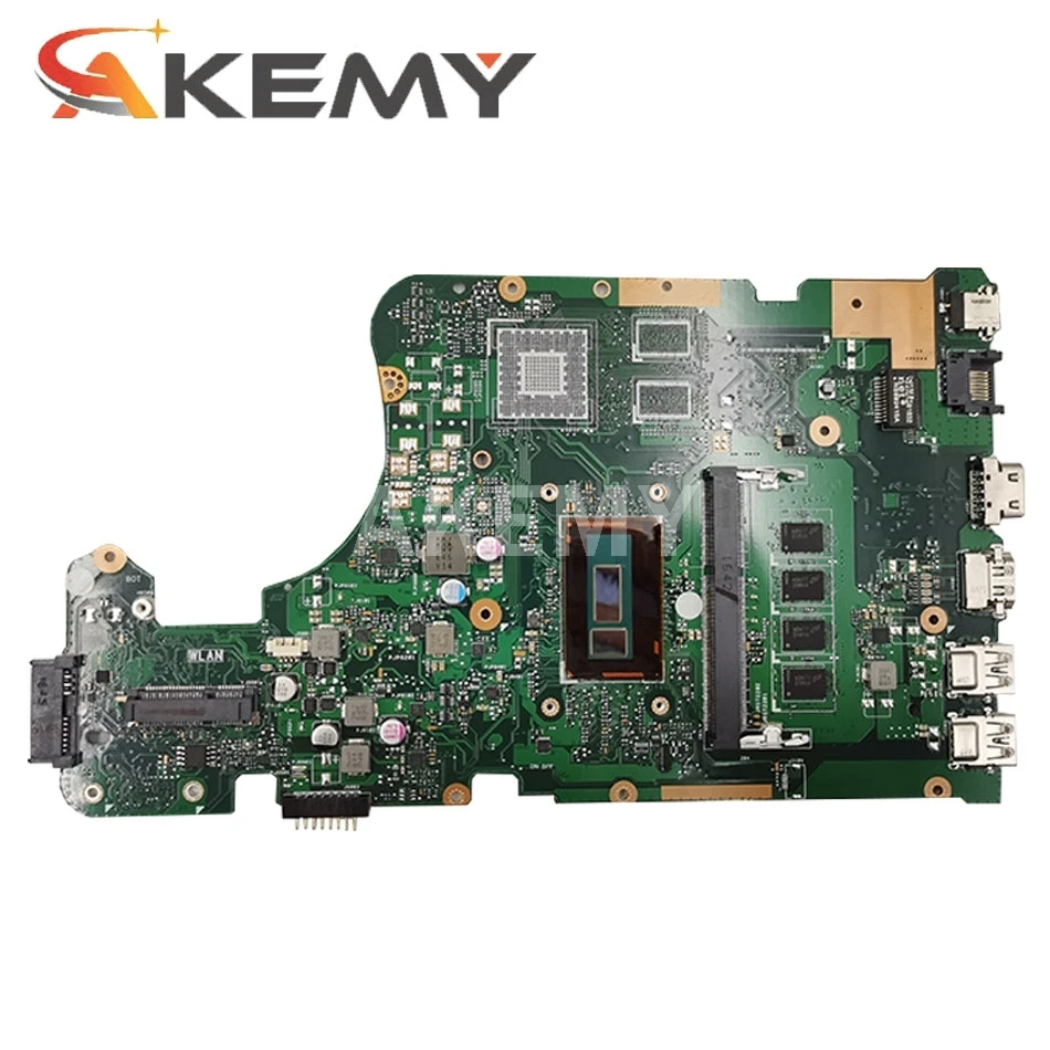 Akemy Nye! X555LAB Bundkort For Asus X555LA X555LAB Laptop bundkort Med i3-5010U CPU, 4GB DDR3L RAM