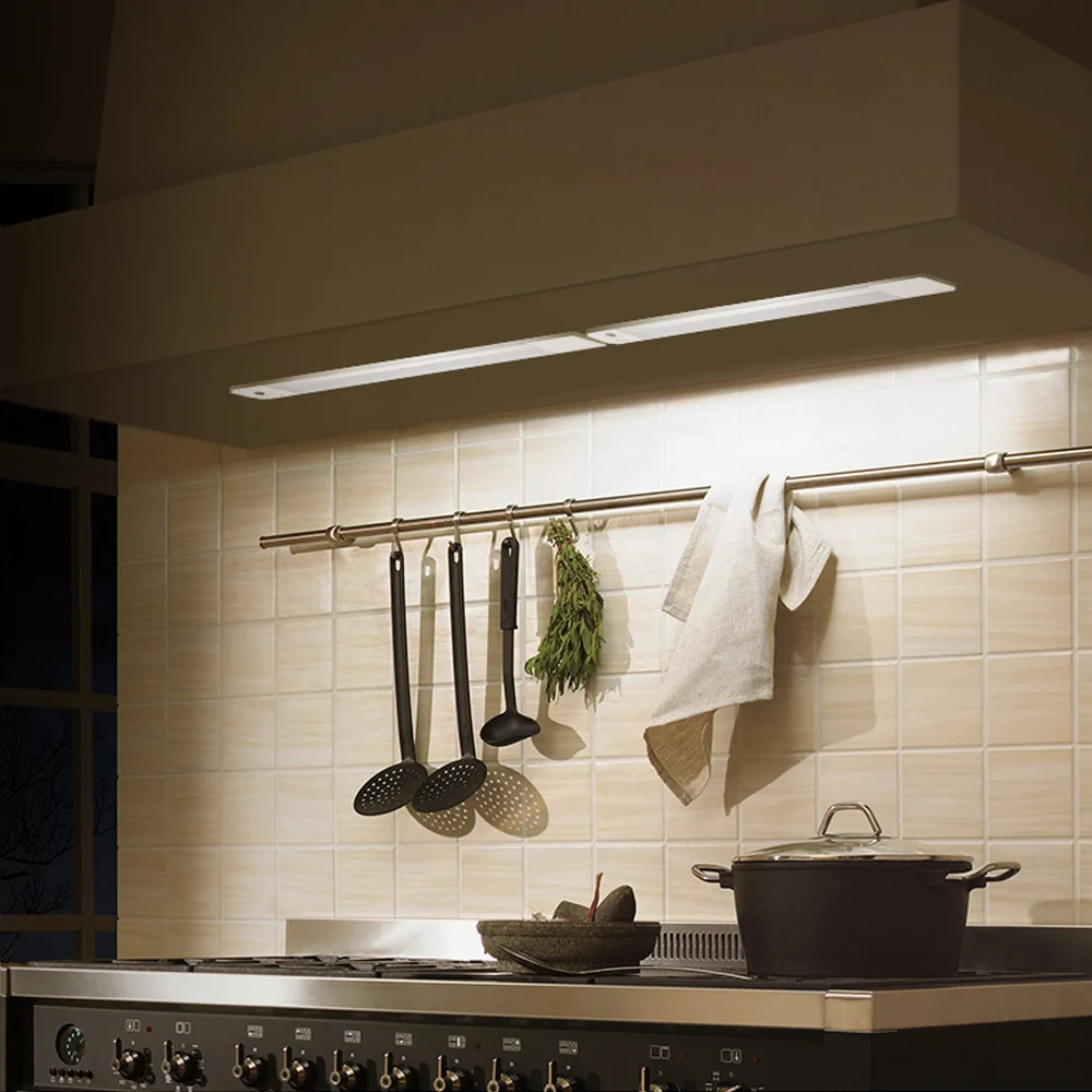 Zerouno 12cm 23cm 40cm led køkken lys motion sensor kontrol-led belysning usb-genopladelige batteri garderobe lys