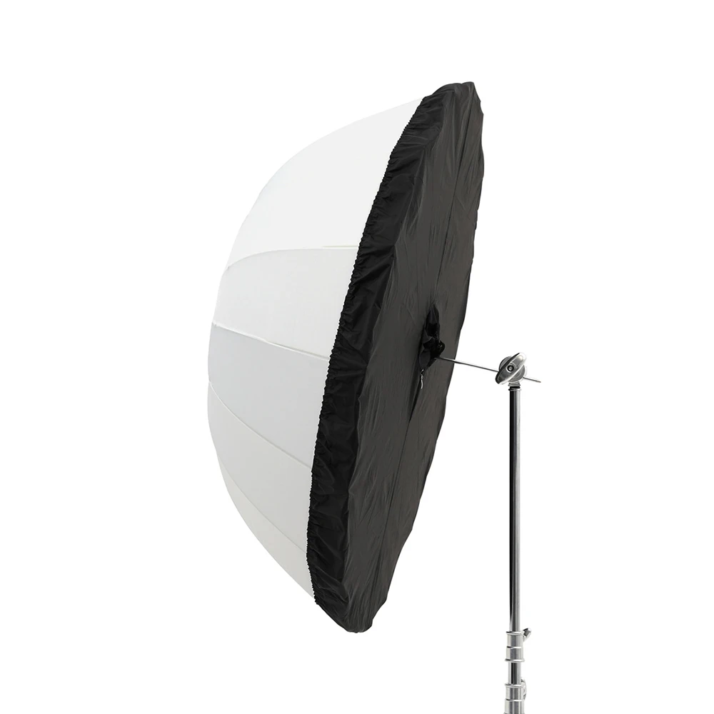 Godox UB-85D 85cm Hvid Parabolic Reflekterende Gennemsigtige Bløde Paraply Studio Lys Paraply med Sort Sølv Diffuser Dække