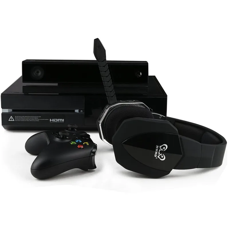 HUHD 2020 Optical Wireless Gaming Headset-til XBox 360/En,PS4/3,PC,Øretelefoner,Opgraderet 7.1 Omgive Lyd
