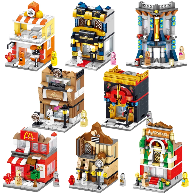 Minicitye legois byen byggesten 90000-90007 Med Ninjago Drage Tal Kompatibel Legoe Byen Mursten Legetøj For Børn