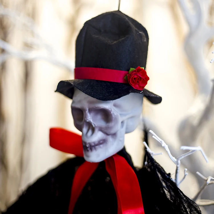 Halloween Skræmmende Døren Hængende Ghost med Kraniet, Ansigtet, Klovnen Ornament Horror Part Hjemsøgt Hus Horror Bar Dekoration Rekvisitter