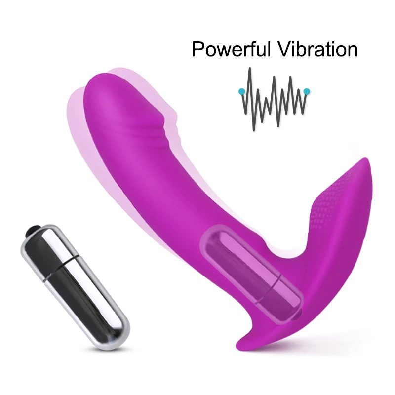 Silikone Bærbare Dildo Vibrator toy Butterfly Strapon dildo Klitoris Stimulator Anal Vibrator G Spot Voksen Sex Legetøj til kvinder