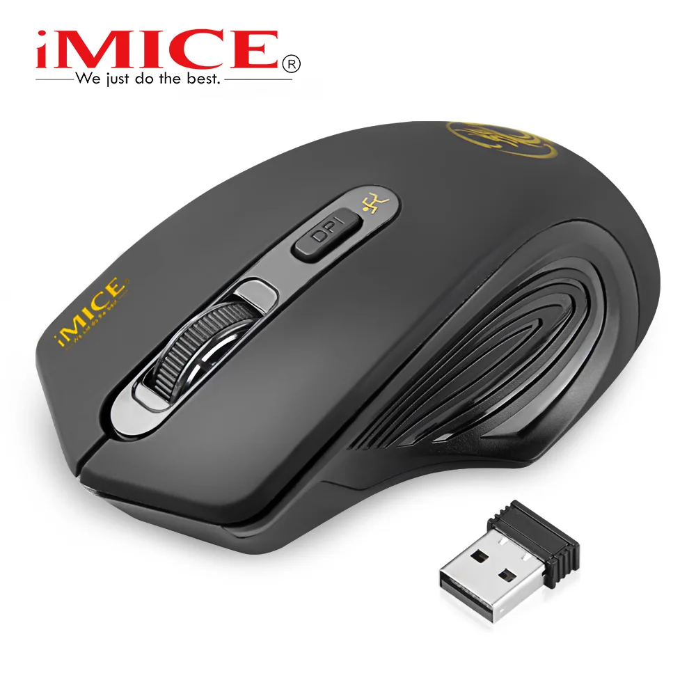 IMice USB Trådløse mus 2000DPI Justerbar USB 3.0-Modtager Optisk Computer Mus På 2,4 GHz, der er Ergonomisk Mus Til Bærbare PC-Mus
