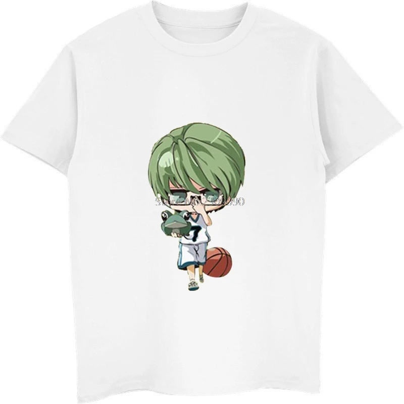 Nye Kuroko No Basuke T-Shirt Mænd Animationsfilm Kuroko Tetsuya T-Shirt Midorima Murasakibara Tegnefilm Sød T-Shirt Hip Hop T-Shirts Toppe