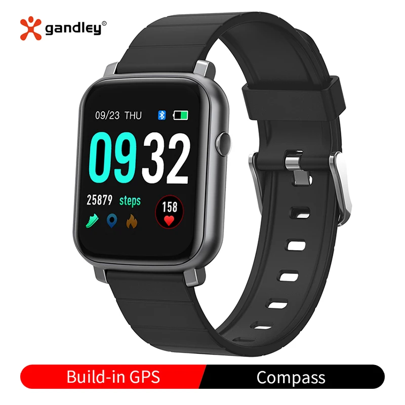 Gandley F1 Svømning Smart Ur IP68 Fitness Tracker Smartwatch til Android, iOS Smartphone