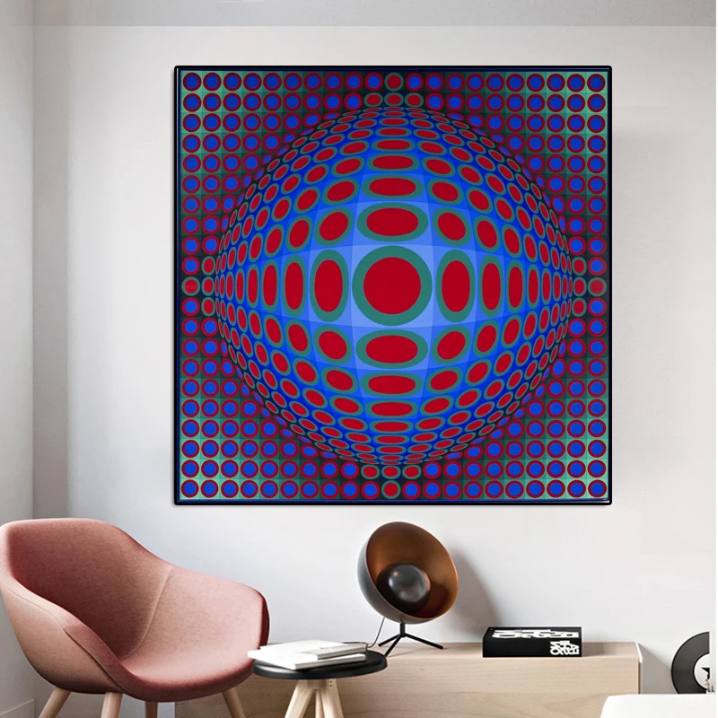 Abstract Print Geometriske Mønstre Lærred Maleri Plakater og Prints Væg Billeder til stuen Cuadros Home Decor Urammet