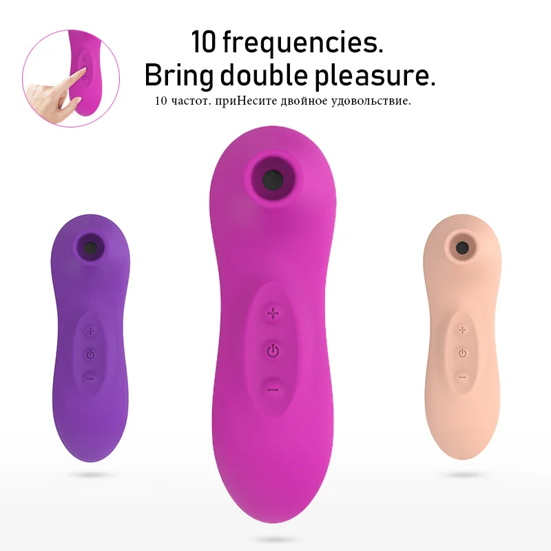 Sucker Vibrator Sex Legetøj for kvindens Klitoris Stimulator Mundtlig Slikning Brystvorten Klitoris Sugende Vibrator Blowjob for Kvinder Masturbator
