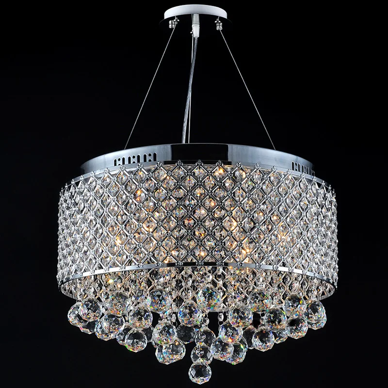 Moderne enkelt krystal droplight lysekrone til spisestue, soveværelse belysning