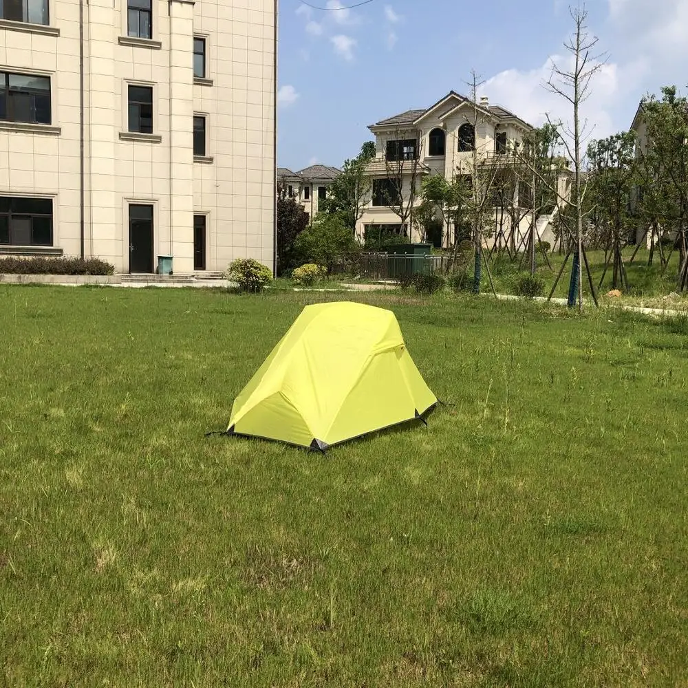 Gul Farve Hubba Hubba NX 1 Person Let Backpacking Telt, CZX-305 Gul Camping Telt,ultralet 1 mands telt,Gule telt