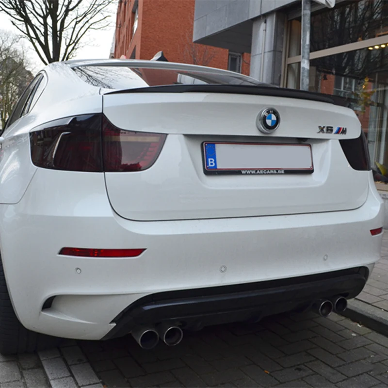 Bil Styling ABS X6 E71 hækspoiler Kuffert Fløj til BMW X6 E71 M-Performance Style