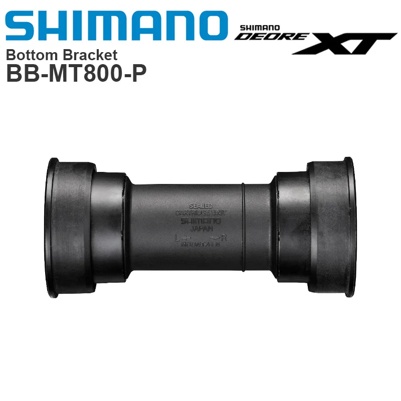 SHIMANO DEORE XT M8100 MT800-P - krankboks - Press-Fit - HOLLOWTECH II - 89.5/92 mm shell bredde Originale del