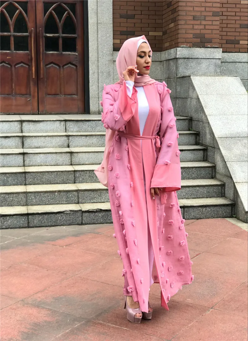 2020 Åbne Abaya Muslimske Mode Kjoler Damer, Lang Kjole Kjortel, Islamisk Tøj, Kvinde Kafter Tøj Dubai Kaftan for \ outlet / www.cykelscore.dk
