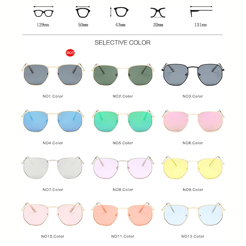 Nye Metal Classic Vintage Solbriller Kvinder Luksus Brand Design Briller Kvindelige Kørsel Brillerne, Oculos De Sol Masculino